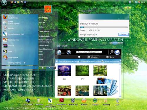 Windows Insomnia Clear Satin Windows Insomnia Clear Satin