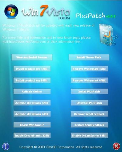 Windows 7 PlusPatch 8 para Todas las Versiones